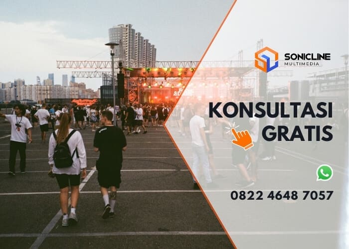 Penyewaan sound system Bekasi untuk acara outdoor & indoor. Peralatan lengkap, operator profesional. Konsultasi gratis.