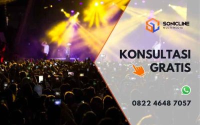 Sewa sound system Bekasi dengan paket lighting lengkap untuk wedding, seminar, dan konser. Konsultasi gratis di Sonicline.