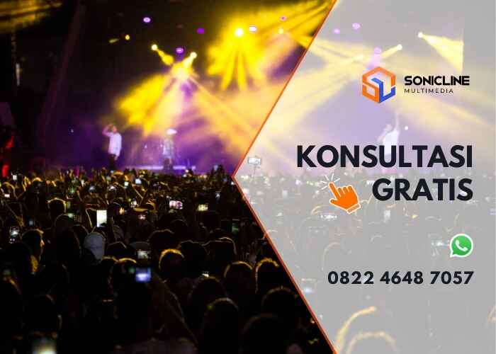Sewa sound system Bekasi dengan paket lighting lengkap untuk wedding, seminar, dan konser. Konsultasi gratis di Sonicline.