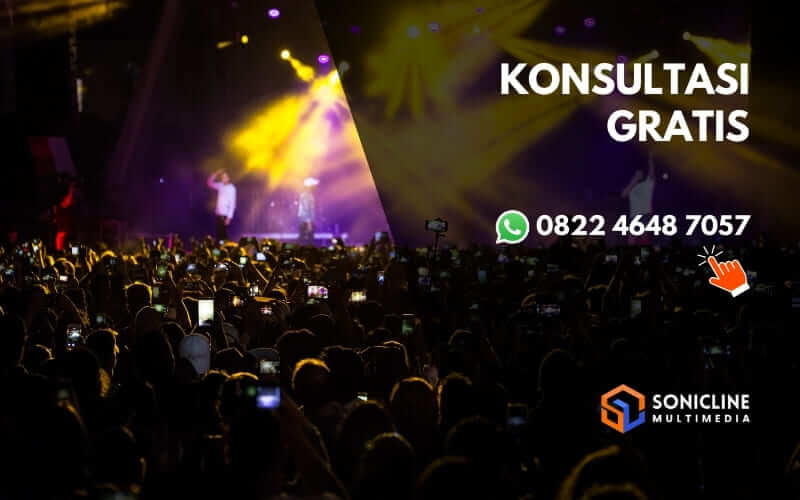 Sewa lighting di Bekasi untuk event indoor dengan tata cahaya profesional dan teknisi berpengalaman. Konsultasi gratis!