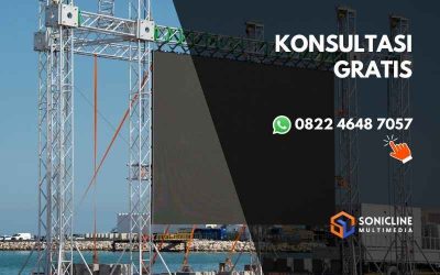 Sonicline menghadirkan LED screen resolusi tinggi, warna akurat, dan tampilan jernih untuk berbagai event.
