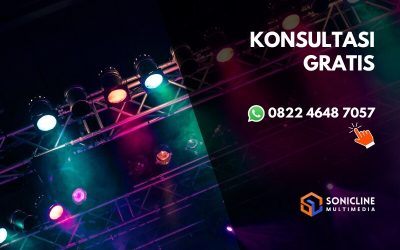 Sewa lighting di Bekasi untuk acara pernikahan? Sonicline menghadirkan tata cahaya romantis dan elegan untuk wedding Anda.